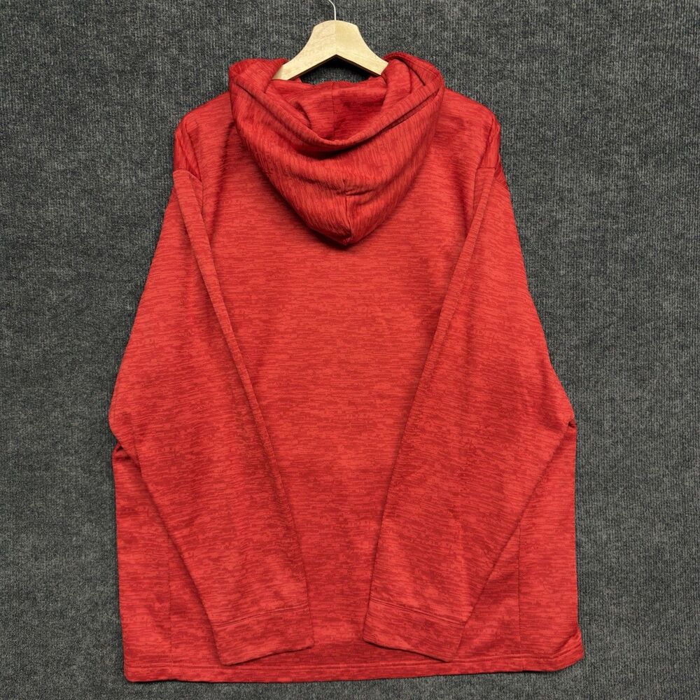 Majestic Washington Nationals MLB Hoodie Mens XL Red Streak Performance Baseball - Picture 8 of 12